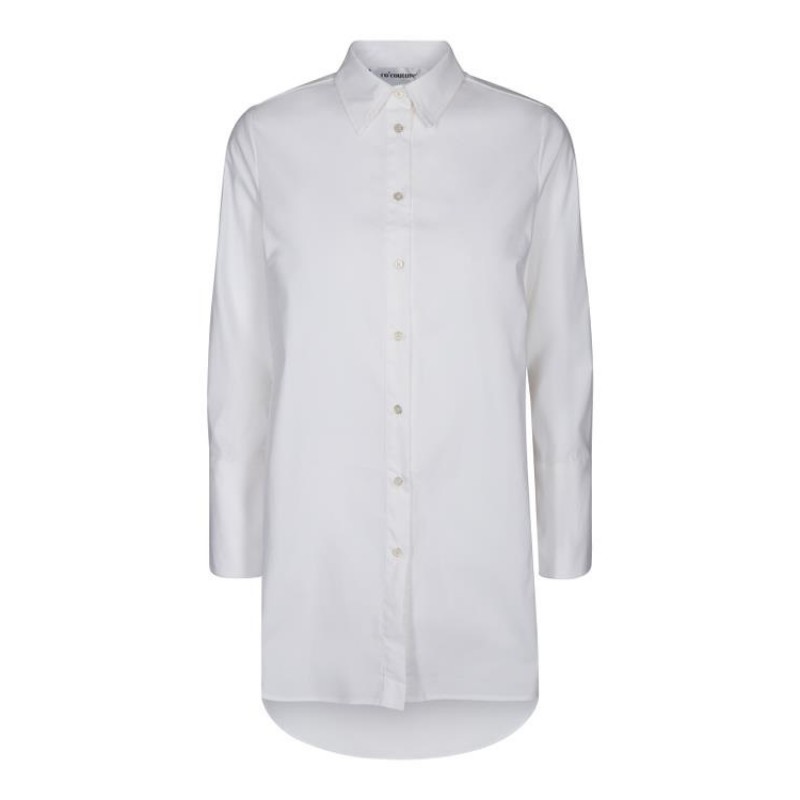 Co'Couture Noleen Midi Shirt White