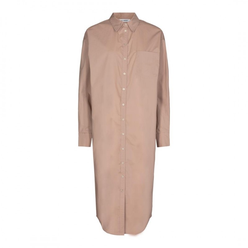  Co´Couture Coriolis Oversize Shirt Dress Beige