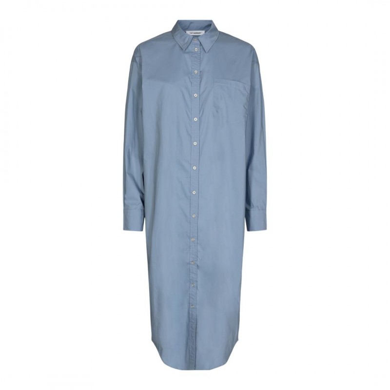 Co´Couture Coriolis Oversize Shirt Dress Sky Blue
