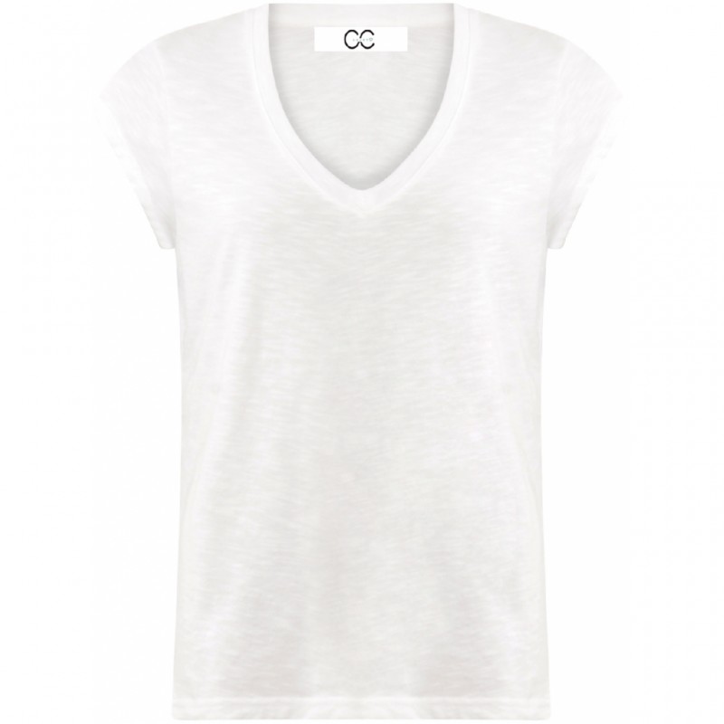 Coster Copenhagen CC Heart Basic V-Neck T-Shirt White
