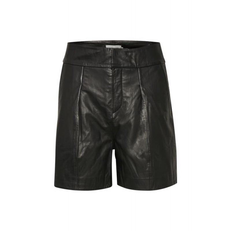 Denham Womens Rize SPL Black Faux Leather Shorts BNWT 8 10 12 s Jeans RRP £125 