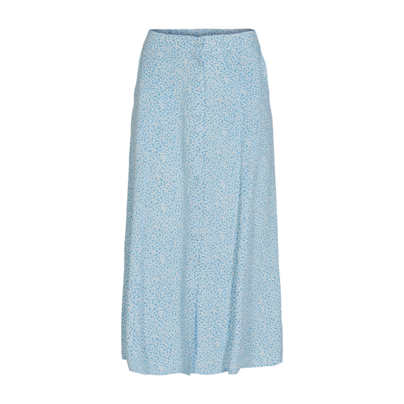 Freequent Huxie Skirt Chambray Blue Mix