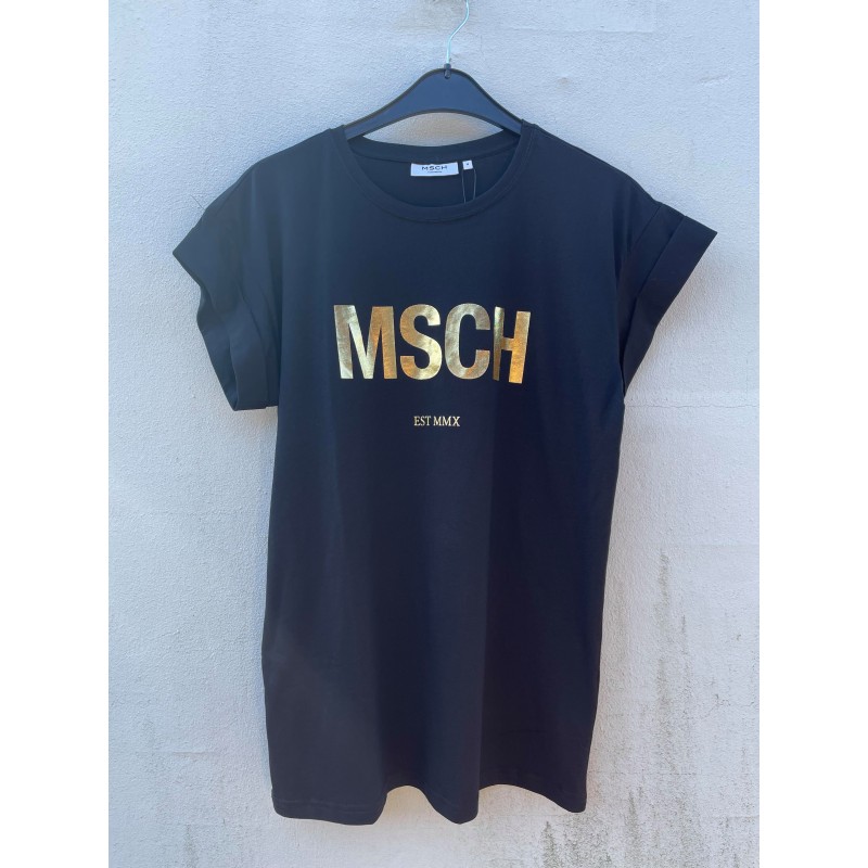 Vurdering generation Magnetisk T-shirt fra Moss Copenhagen | Alva Tee Black Gold | MaMilla