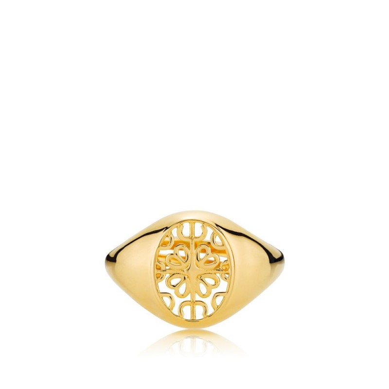 Sistie Balance Ring Shiny Gold