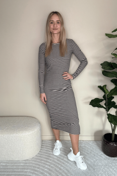 LibertNataliaLSDressSesameBlackStripe-20