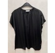 Coster Copenhagen Top With Shortsleeves And Gatherings Black 