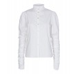 Co'couture Sandy Poplin Puff Shirt White