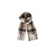 Black Colour Albany Pastel Check Scarf Rose