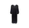 Black Colour Catelyn Shiny Maxi Dress Black