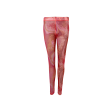 Black Colour Florence Mesh Leggings Pink Marble