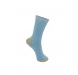 Black Colour Lolly Dot Sock Sea Blue