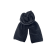 Black Colour Megyn Knit Scarf Black