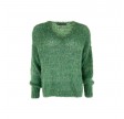 Black Colour Simona Knitted Jumper Green