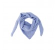 Black Colour Triangle Knitted Scarf Lt. Blue