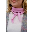 Black Colour Triangle Knitted Scarf Lt. Pink