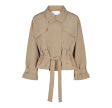 Co'Couture Elba Crop Jacket Walnut 