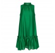 Co'Couture Monique Halterneck Crop Dress Green