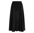 Co'couture Crisp Poplin Utility Skirt Black