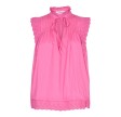 Co'couture Prima Pintuck Top Pink
