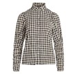 Co'couture Cadie Check Puff Shirt Black