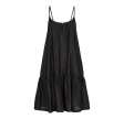 Co'couture Cayla Crop Strap Dress Black