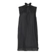 Co'couture Prima Pintuck Dress Black