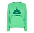 Co'couture Club Floc Sweat Sweat Vibrant Green