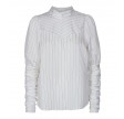 Có Couture Dina Puff Stripe Shirt Off White