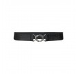 Co'Couture Elastic Shimmer Belt Black