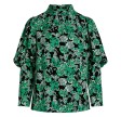 Co'couture Fleur Flower Blouse Green