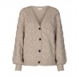 Co'Couture Jennese Cable Cardigan Bone