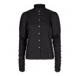 Co'couture Sandy Poplin Puff Shirt Black