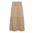 Co'Couture Cotton Crisp Gypsy Skirt Beige