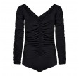 Co'Couture Drapey Ruched Body Black
