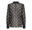 Co'Couture Drew Dot Shirt Black/Offwhite
