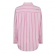 Co'Couture Tessie Stripe Oversize Shirt Bubblegum