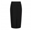 Co'Couture Vola Floor Pencil Skirt Black