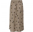 Coster Copenhagen Bias Cut Skirt In Big Dot Print