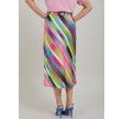 Coster Copenhagen Skirt In Faded Stripe Print 