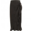 Coster Copenhagen Skirt W. Ruffles And Tieband Detail Black