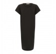 Coster Copenhagen T-Shirt Dress W. Short Sleeves Black