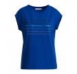 Coster Copenhagen T-Shirt With Foil Logo Electric Blue 
