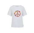Coster Copenhagen T-shirt With Peace Mid Sleeve White