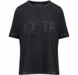 Coster Copenhagen T-shirt With Perforated Logo Washed Black