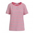 Coster Copenhagen T-shirt With Stripes Intense Pink Stripe