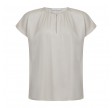 Coster Copenhagen Top With Shortsleeves And Gatherings Cream