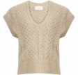 Coster Copenhagen Vest W. Cable Knit Hazel