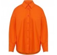 Coster Copenhagen CC Heart Harper Solid Oversize Shirt Orange