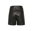 Denim Hunter Enzo Leather Shorts Black