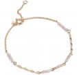 Enamel Copenhagen Bracelet Claire Moonstone/Rose Pink/Light Champagne Gold